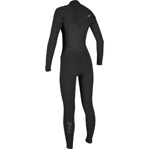 2024 O'Neill Womens Epic 3/2mm Chest Zip GBS Wetsuit 5355 - Black